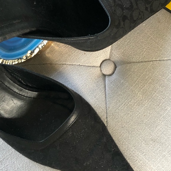 COPY - Size 6 1/2 black signature mules - Picture 3 of 6